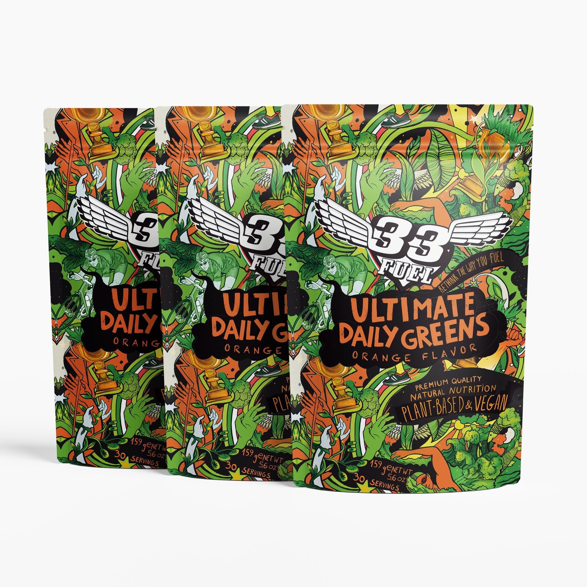 Ultimate daily Greens x 3 Orange 